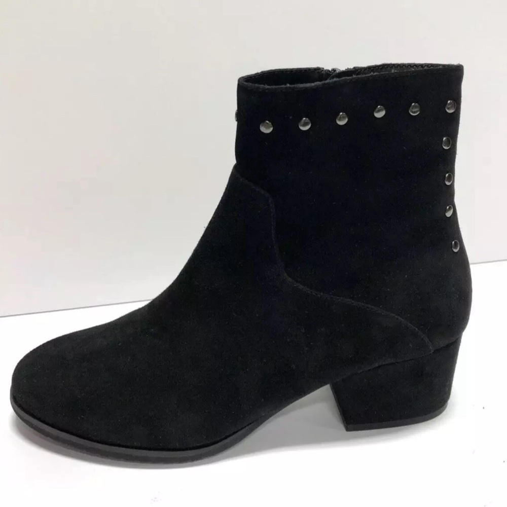Vaneli Faiza Womens Bootie Black Suede Size 8.5W